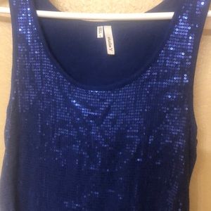 $3 or FREE: Sequin Tank - L - Studio Y